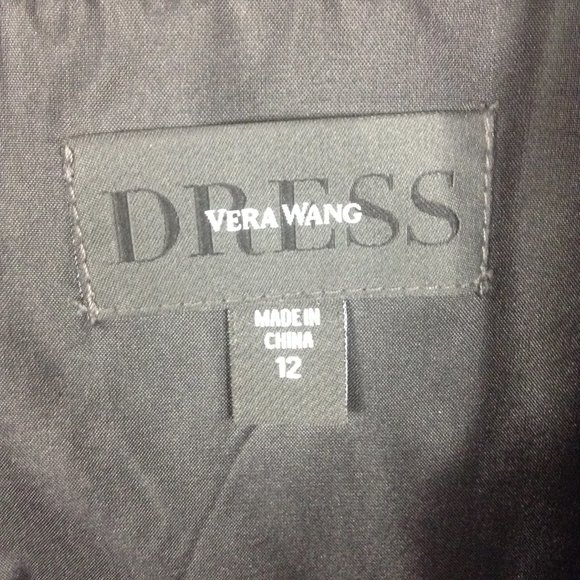 VERA WANG Metallic Jacquard Sheath Dress - Picture 6 of 7